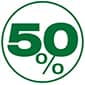 sconto in fattura 50%