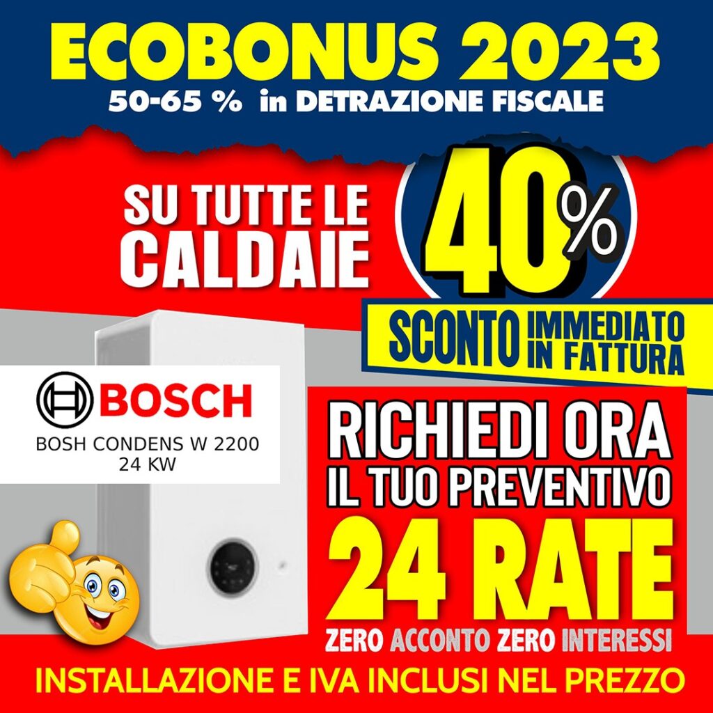 Offerta Caldaia condensazione - Bosch - Roma