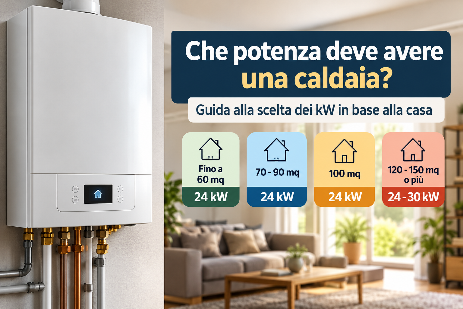 quanti kW deve avere una caldaia